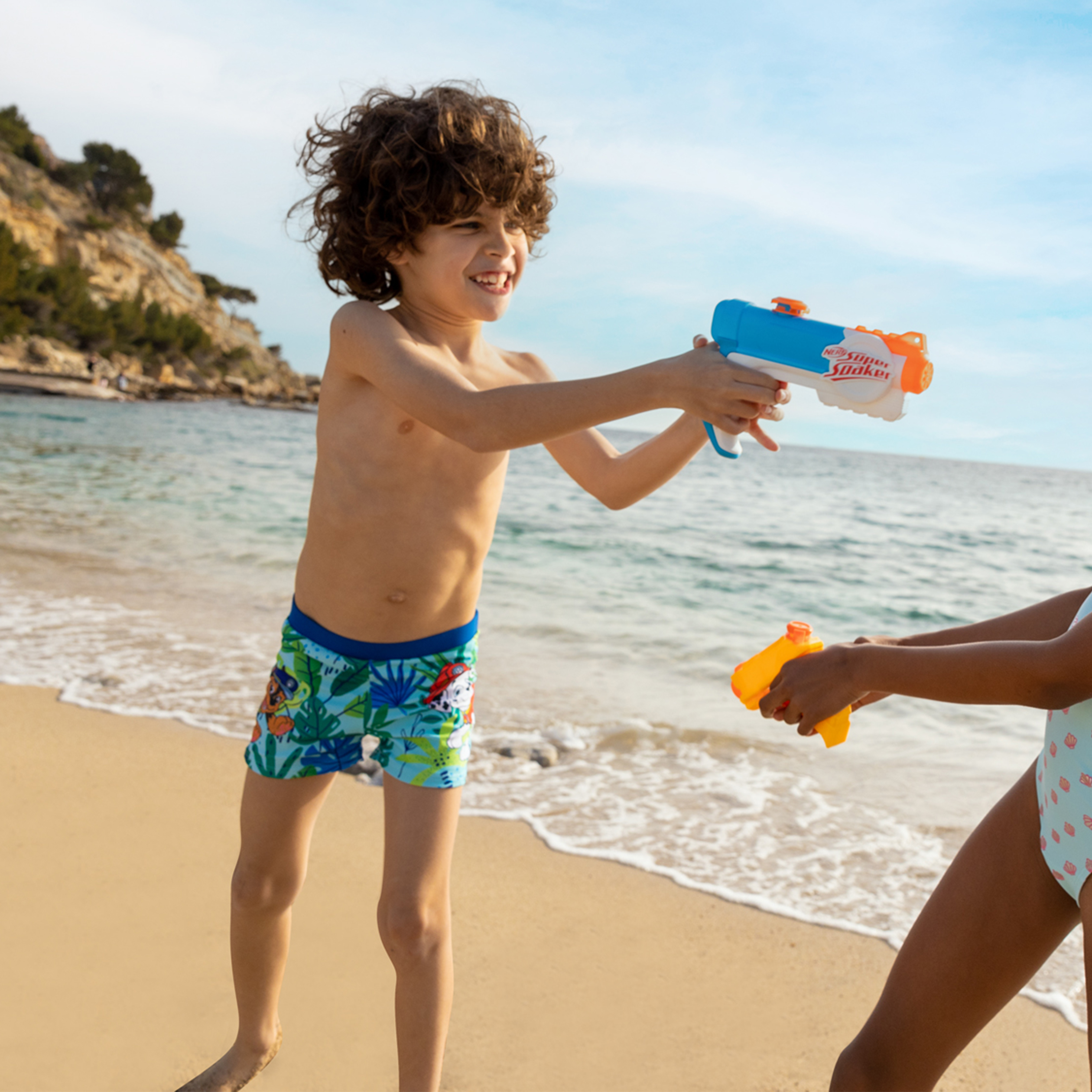 Boxer de bain Paw Patrol bleu garçon | La Halle