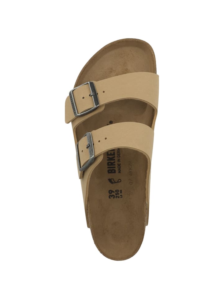 Birkenstock Sandale Arizona Birko-Flor Nubuk normal in hellbraun günstig kaufen