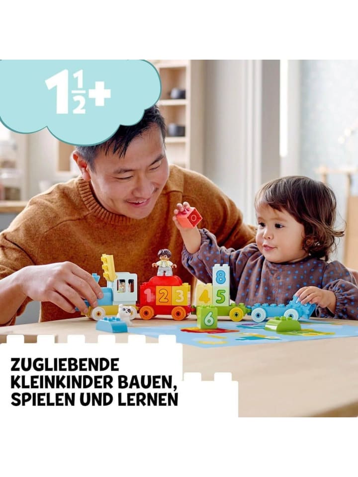 duplo LEGO® DUPLO® 10954 Zahlenzug - Zählen lernen in Mehrfarbig ab 18 Monate günstig kaufen onesize