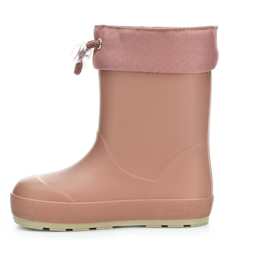 Igor Yogi Borreguito Cuello Rosa/Dusty Pink gefütterte Barfußgummistiefel