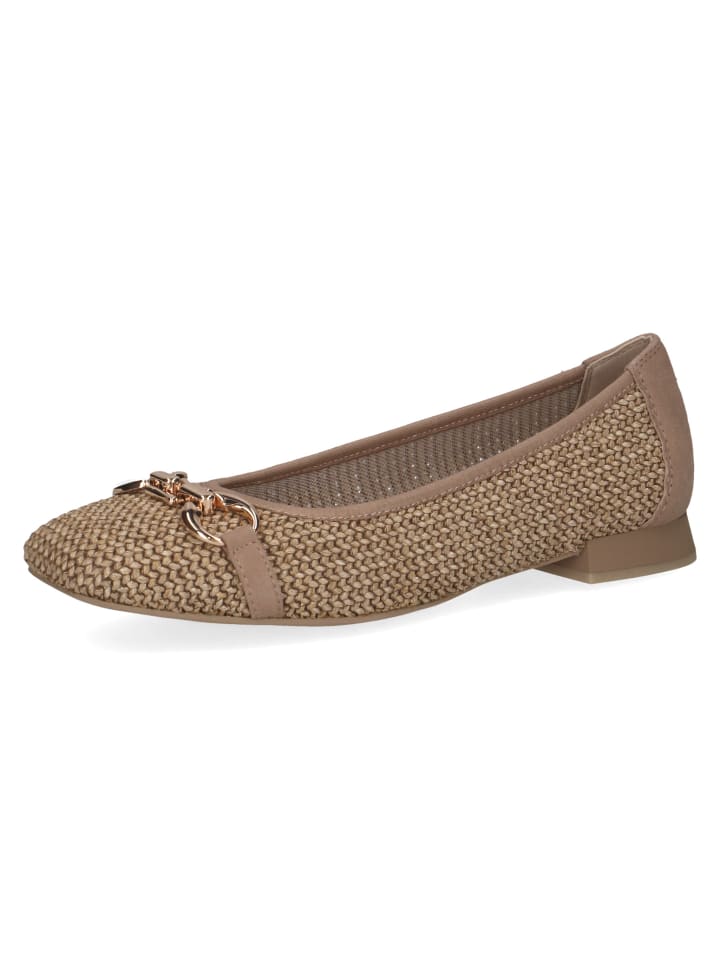 Caprice Ballerina Ballerina in beige günstig kaufen
