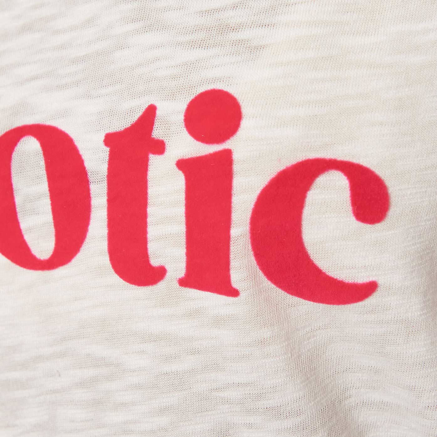 KOX    T-shirt blanc chiné femme
