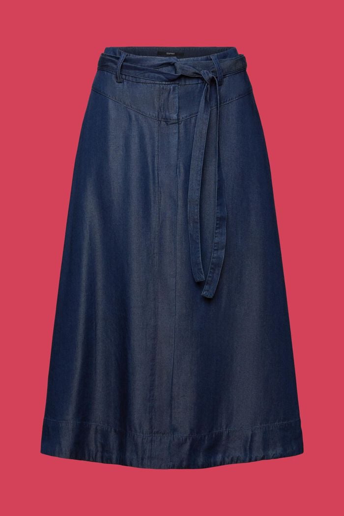 Midirock im Denim-Look, TENCEL™