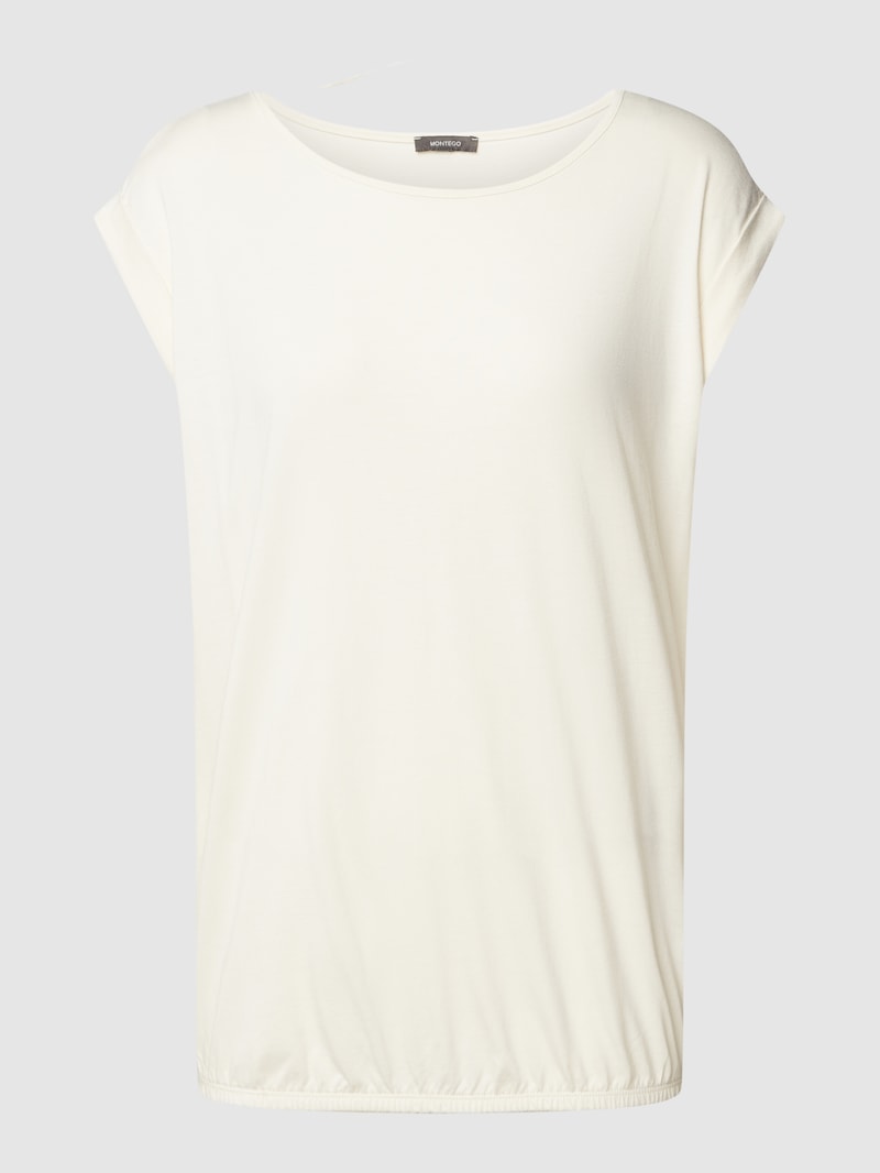 T-Shirt mit Fledermausärmeln in offwhite