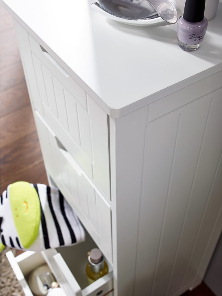KADIMA DESIGN Badschrank | Weiß, 30x83x30cm, 4 Schubladen günstig kaufen onesize
