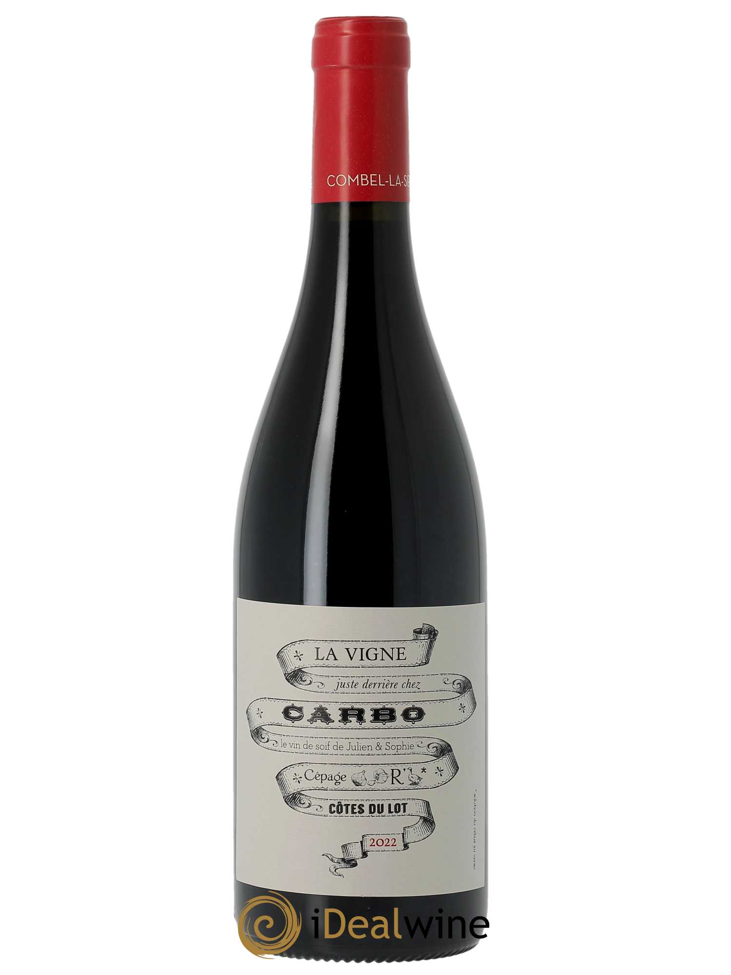 Cahors Château Combel La Serre La Vigne Juste Derrière Chez Carbo Jean-Pierre et Julien Ilbert  2022 - Lot de 1 Bouteille