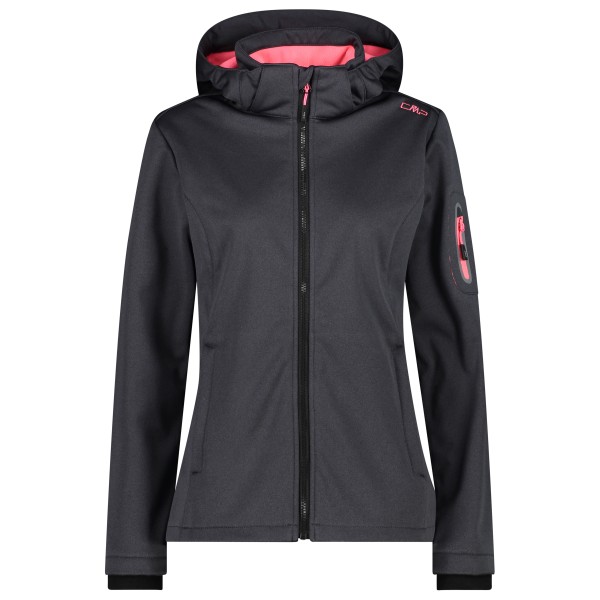 CMP - Women's Jacket Zip Hood Melange Softshell - Softshelljacke