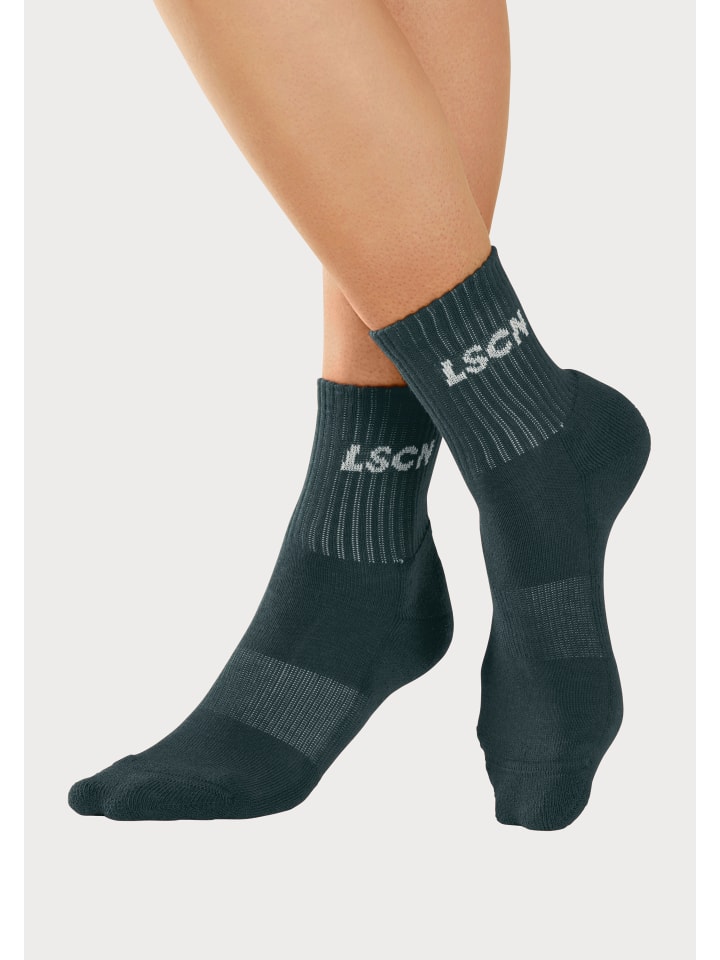 LSCN BY LASCANA Tennissocken in 1x weiß, 1x petrol günstig kaufen