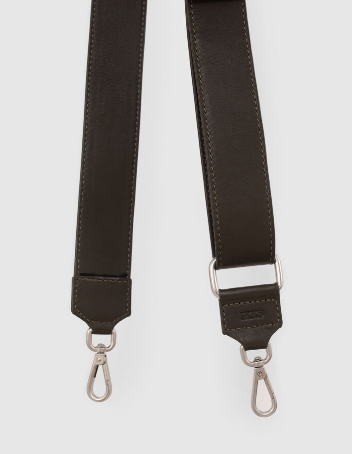 La bandoulière 111 en cuir kaki Femme