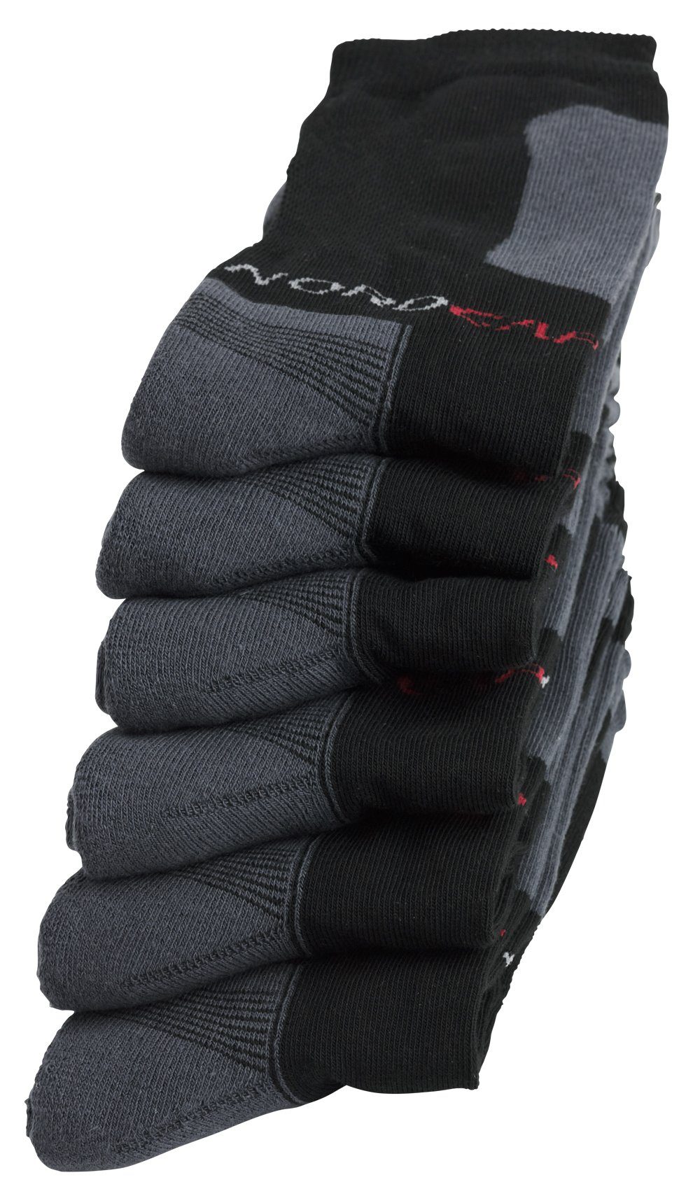 Nordcap Sportsocken (Set, 6-Paar) mit zahlreichen funktionellen Zonen