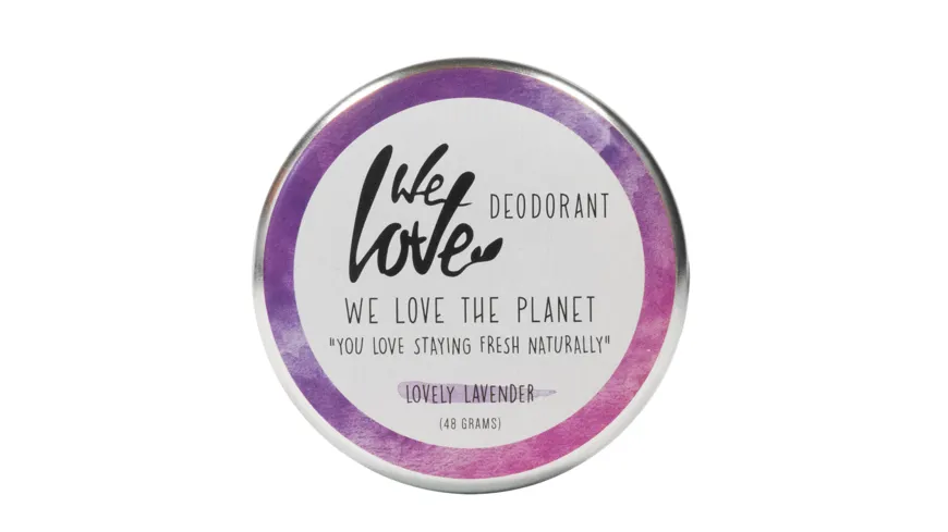 WE LOVE THE PLANET Natürliche Deodorant Creme - Lovely Lavender 48 g