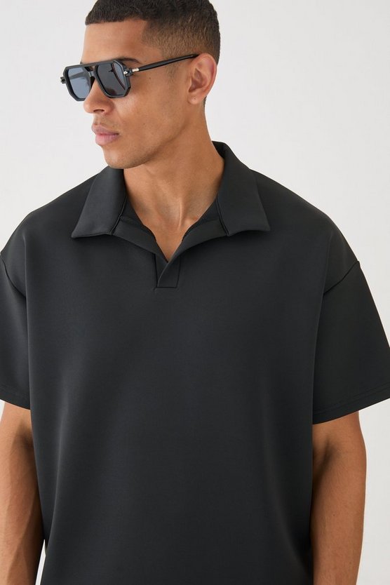 Oversize Scuba Poloshirt