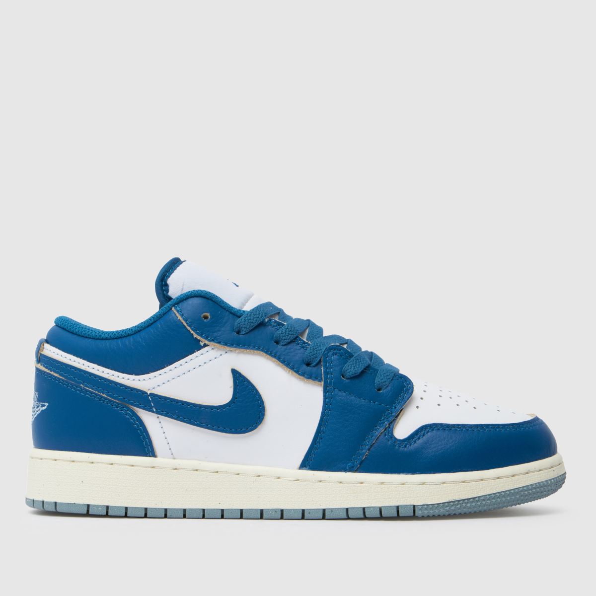 Nike Jordan fehér és kék Air Jordan 1 Low SE fiú gyerek cipő