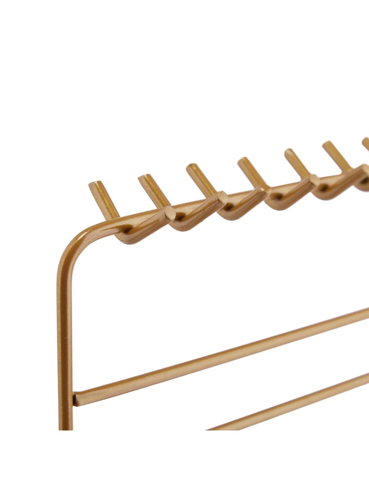 relaxdays Schmuckständer in Gold - (B)20x (H)21 x (T)10 cm günstig kaufen onesize