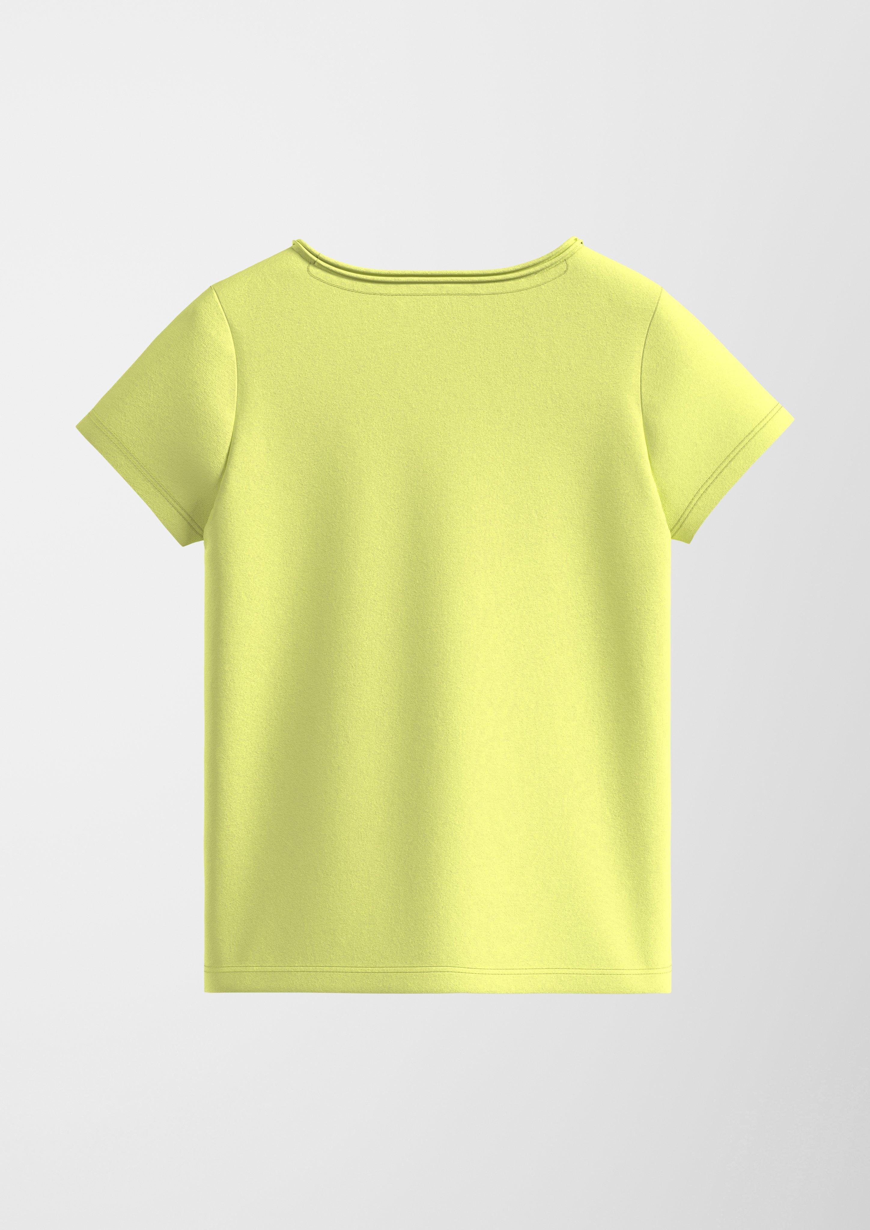 Baumwollshirt mit Glitzerprint  2131420-7016