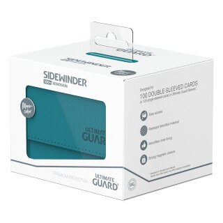Ultimate Guard Sidewinder 100+ XenoSkin Monocolor Petrolblau