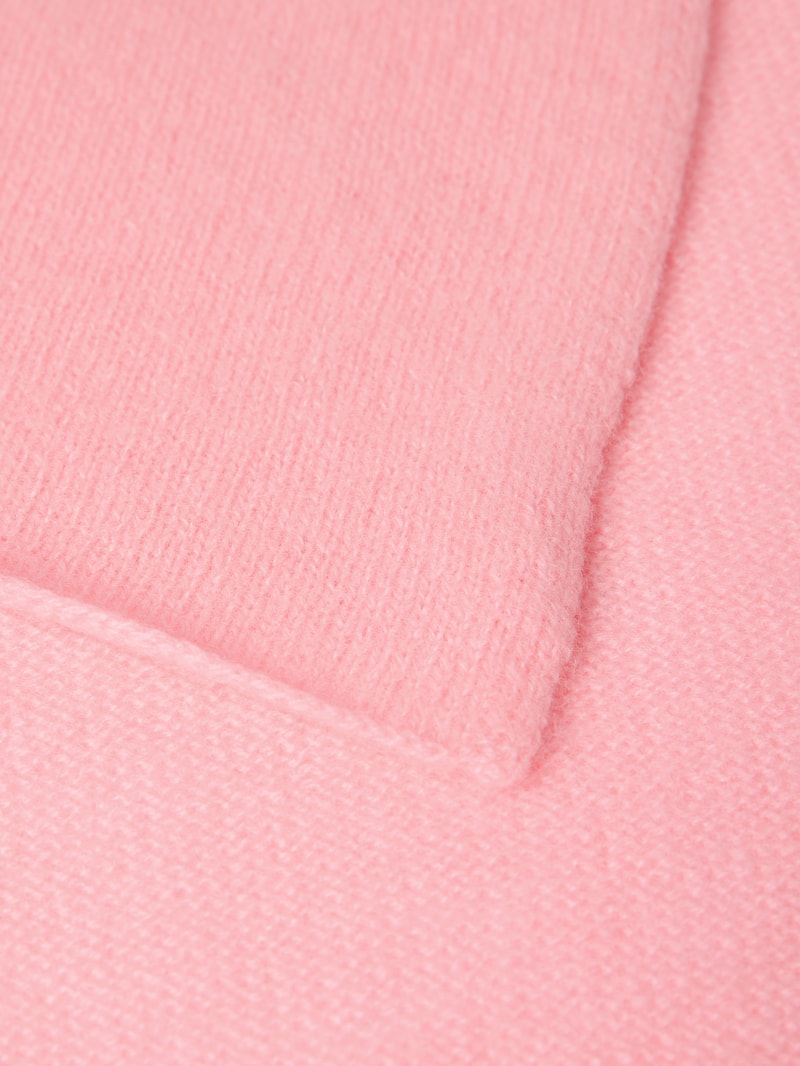 Kaschmirschal im unifarbenen Design in pink
