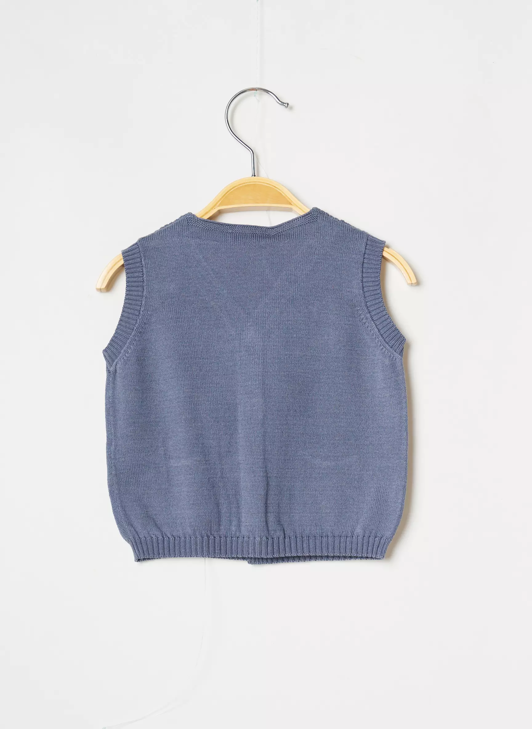 J O Milano Gilet Garcon couleur bleu