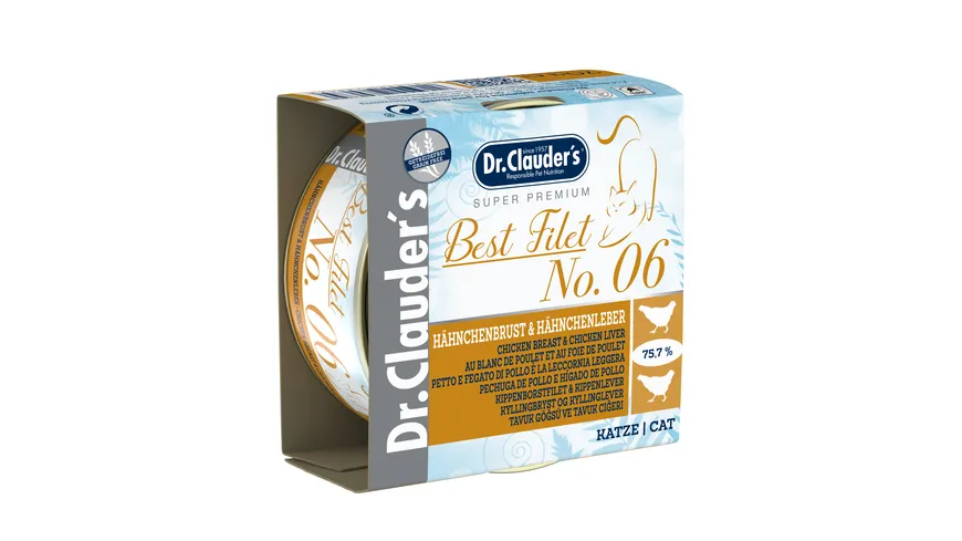 Dr. Clauders Katzennassfutter Best Filet No6 70g 70 g
