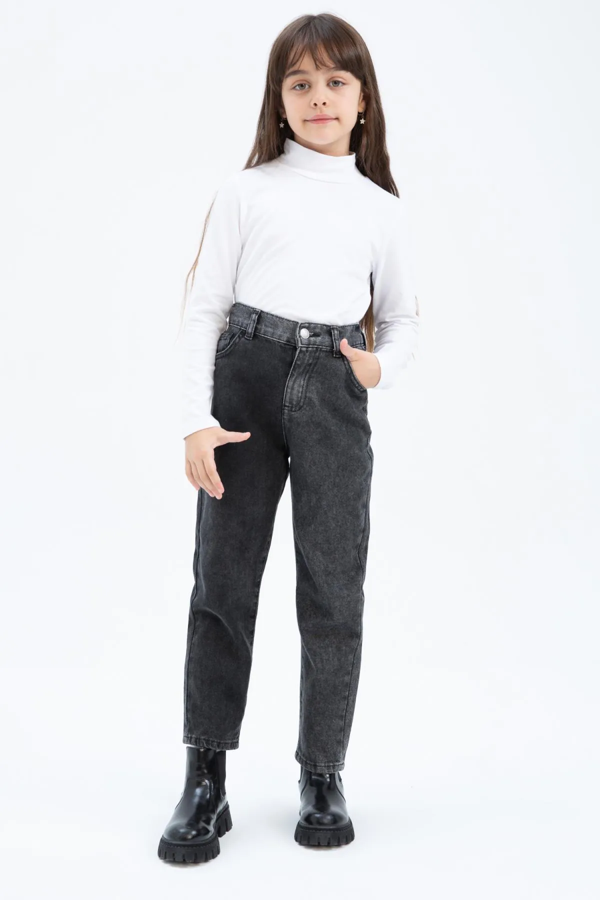 DeFacto  Mom-Fit-Jeanshose für Mädchen