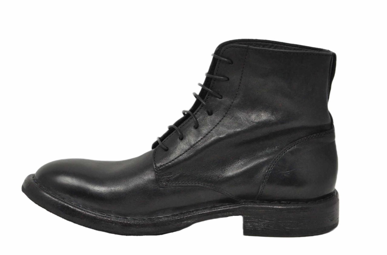 MOMA Schnür-Stiefeletten schwarz