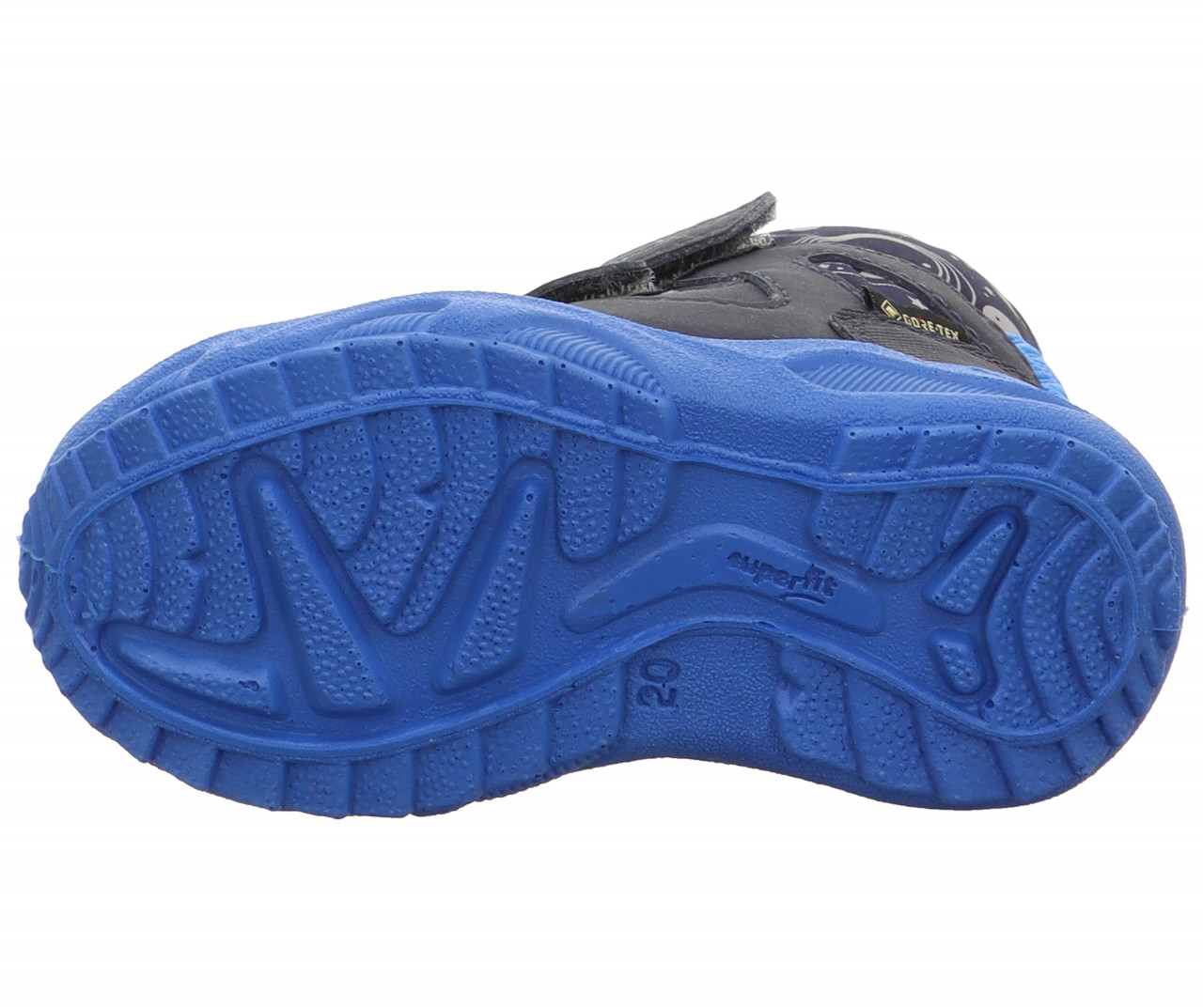 GLACIER - Blau Boots mit Klettverschluss