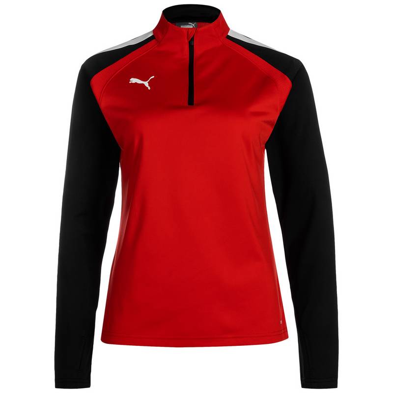 PUMA TeamLIGA 1/4 Zip Funktionssweatshirt Damen