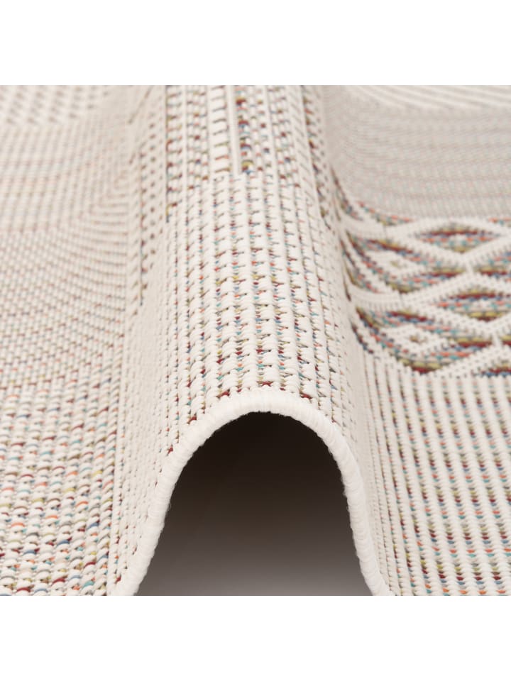 Pergamon In & Outdoor Teppich Flachgewebe Campus Trend in Beige günstig kaufen