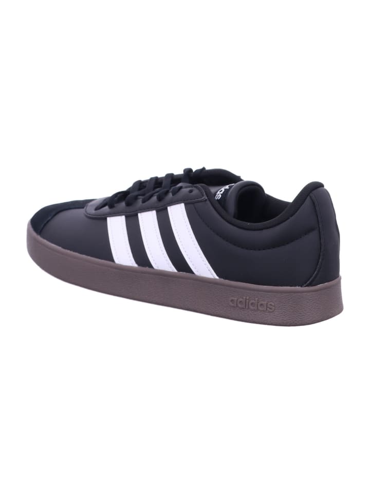 adidas Damen- Schnürschuhe VL COURT BASE in Schwarz günstig kaufen