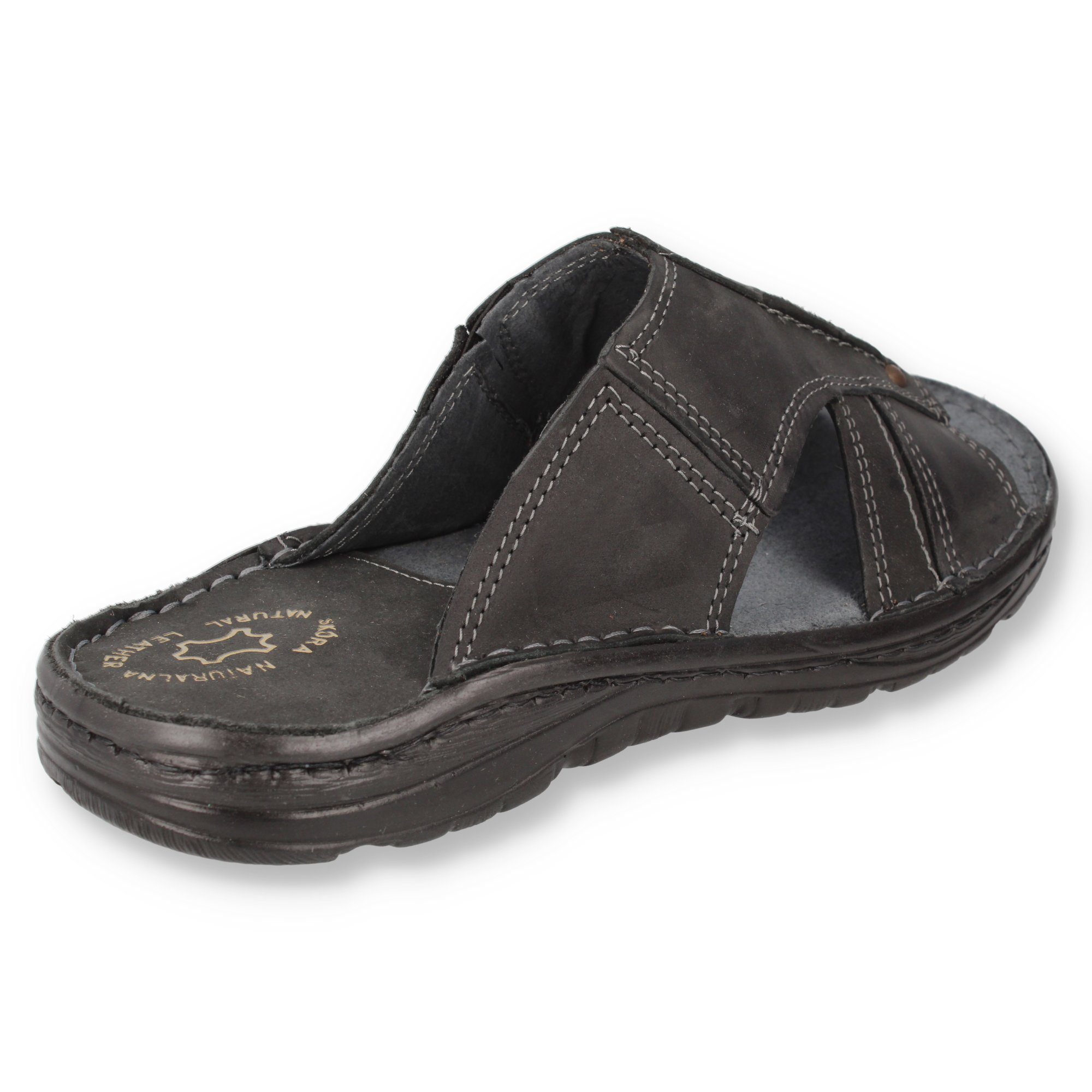 filsko Sommer Leder-Sandalen für Herren Sandale