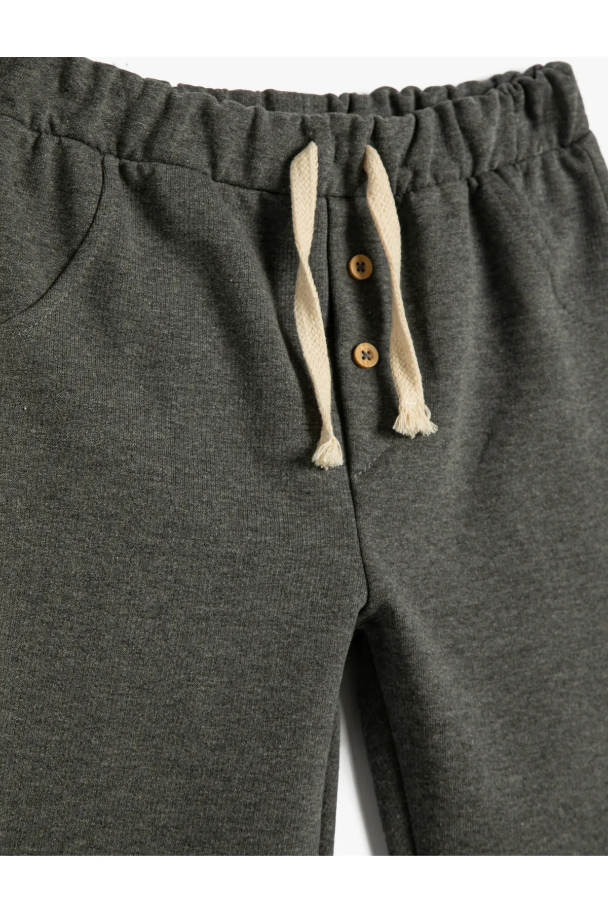 Koton  Jogginghose, gebundene Taille, Baumwolle, erhöht