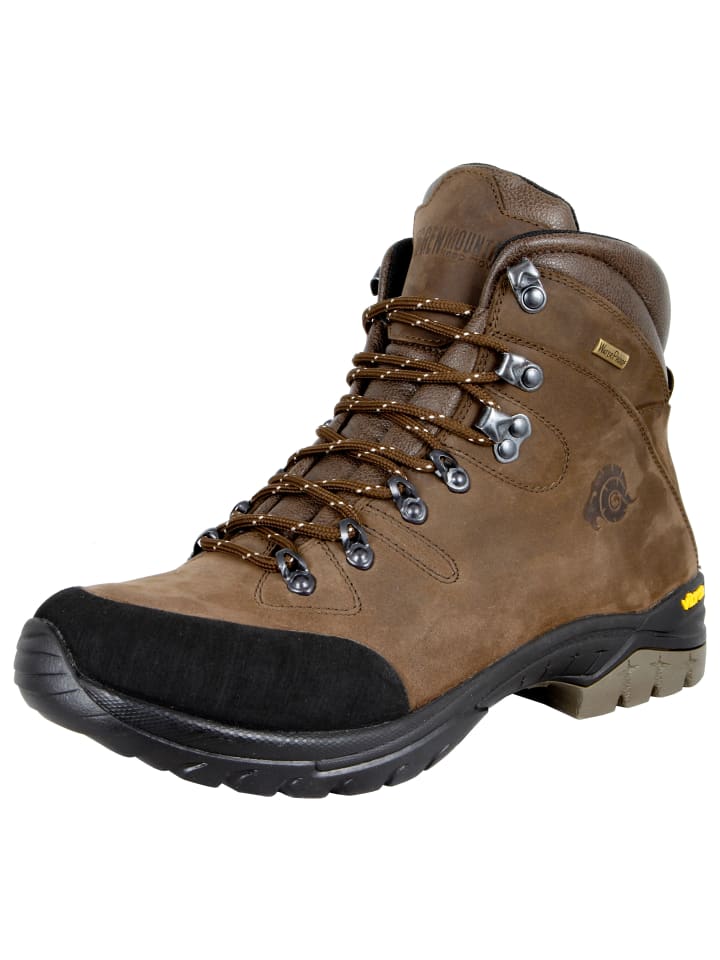 GUGGEN MOUNTAIN Wanderstiefel Uni in Braun günstig kaufen