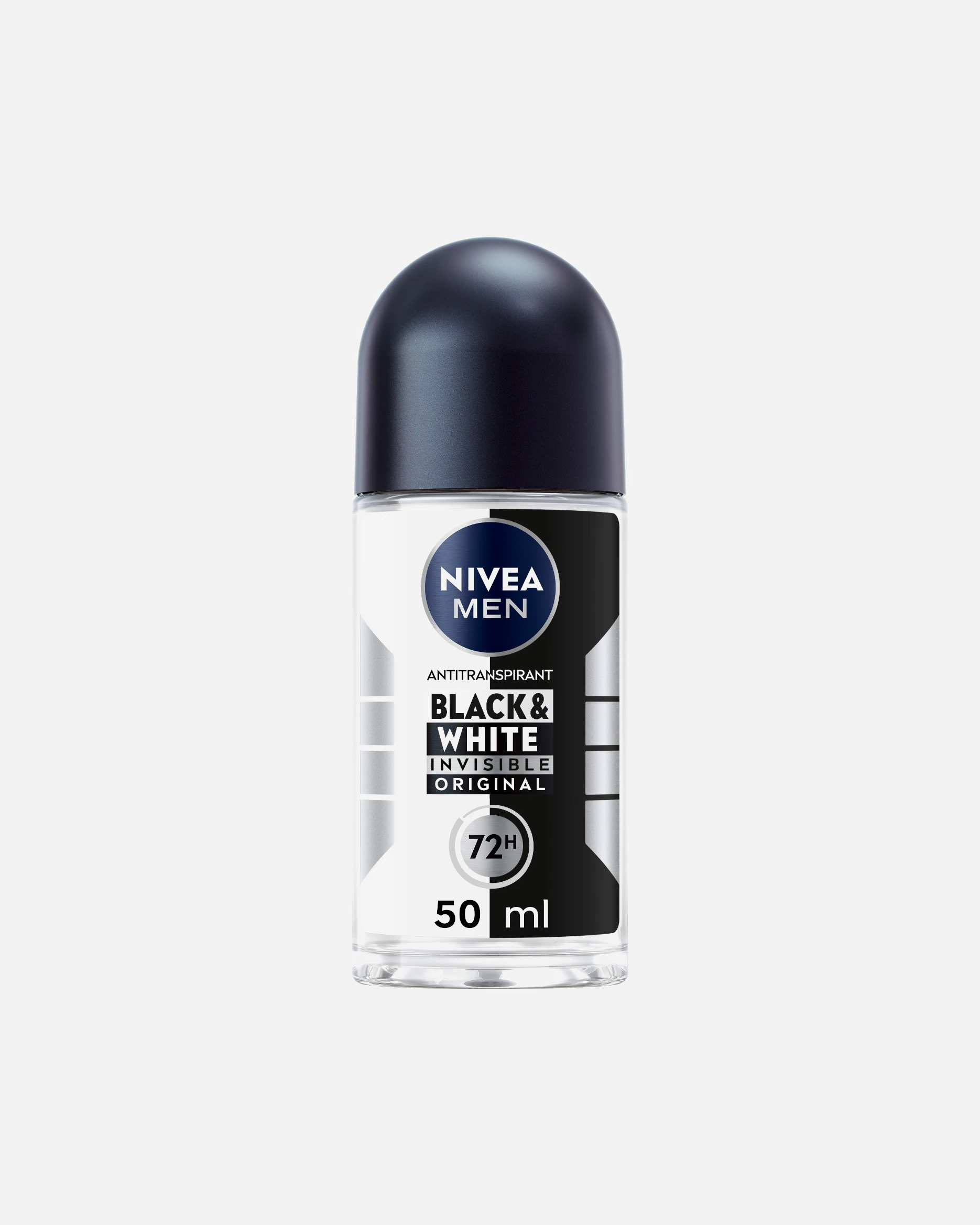 NIVEA moški roll-on deodorant, antiperspirant, proti madežem, rumen in bel, 48 ur