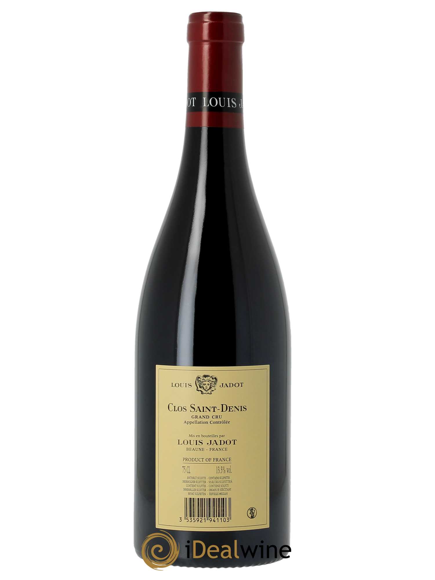 Clos Saint-Denis Grand Cru Domaine Gagey - Louis Jadot  2021 - Lot de 1 Bouteille