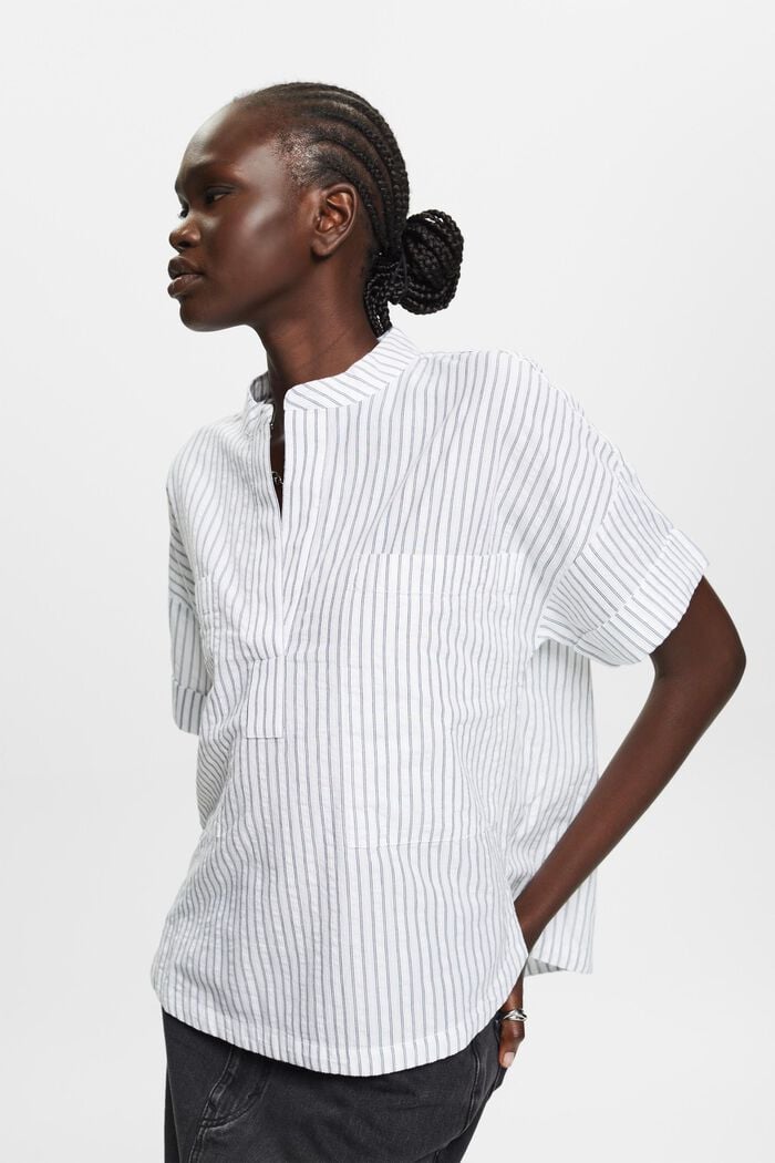 Gestreifte Oversized-Bluse