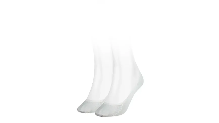 TOMMY HILFIGER Damen Füßlinge Regular Step 2er Pack white