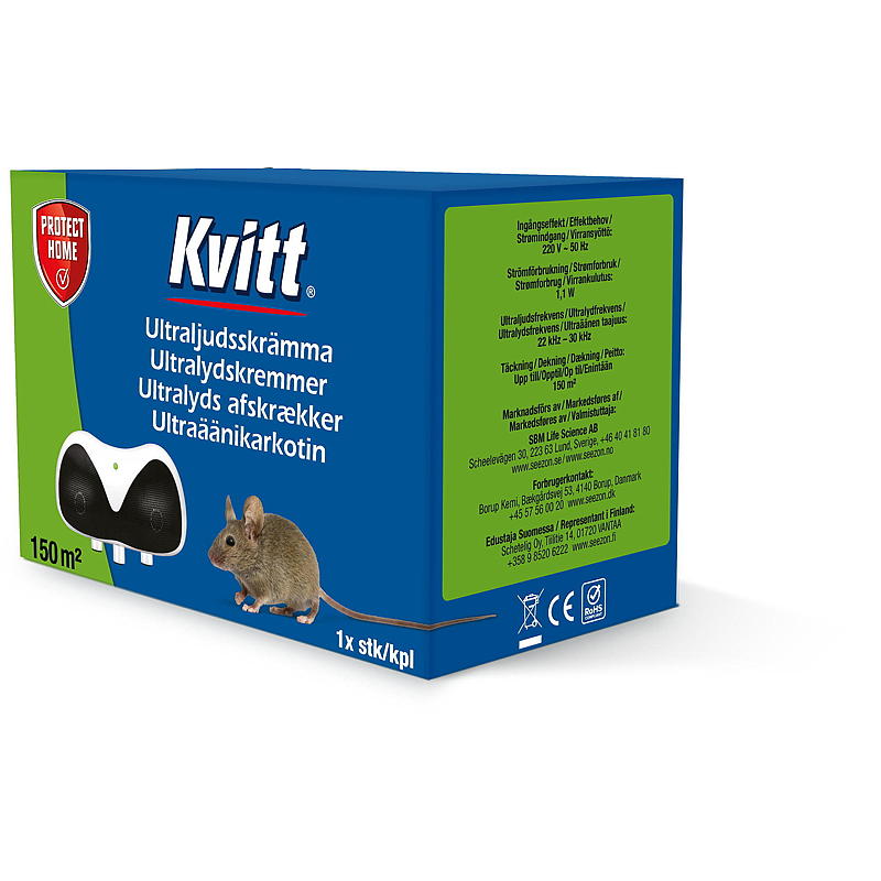 Protect Home Museskremmer 150m2, elektrisk, Protect Home