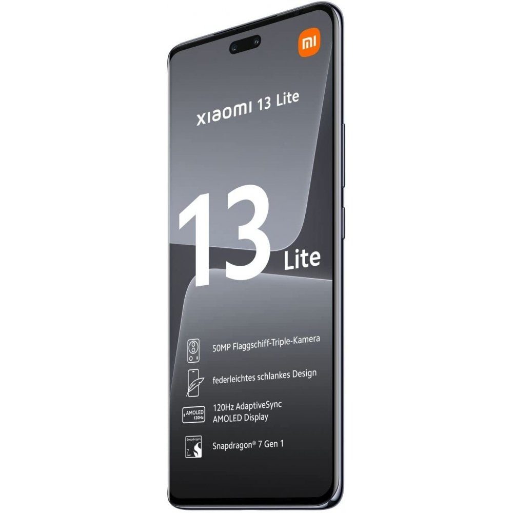 Xiaomi 13 Lite 5G 256 GB / 8 GB - Smartphone - black Smartphone (6,5 Zoll, 256 GB Speicherplatz)