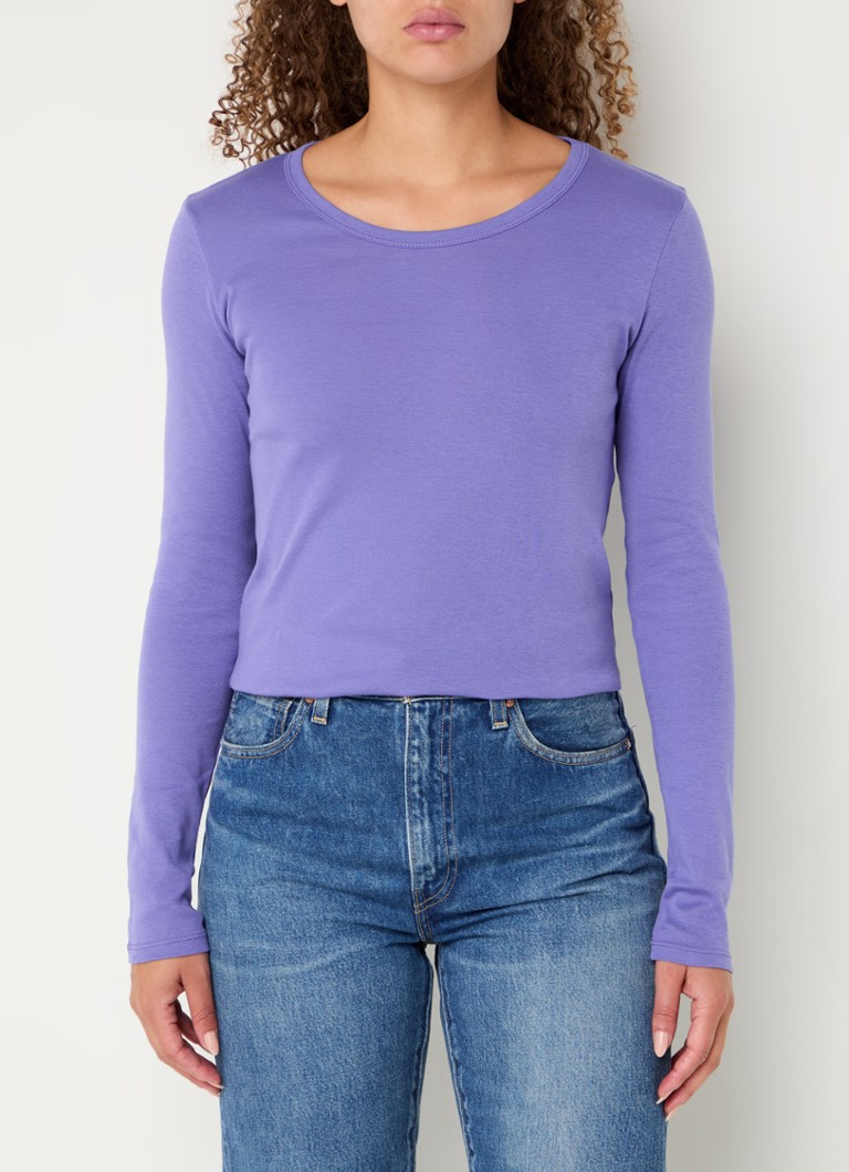 Camicia Benetton a maniche lunghe e girocollo