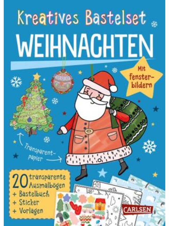 Carlsen Buch - Bastelset für Kinder: Kreatives Bastelset: Weihnachten günstig kaufen onesize