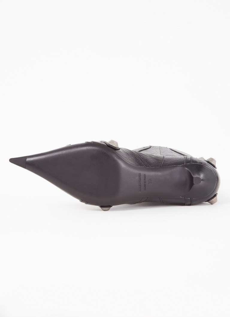 Botki Balenciaga Cagole z szerokiej skóry cielęcej