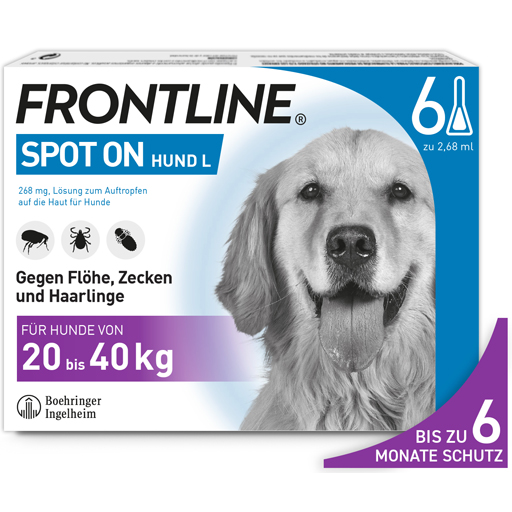 FRONTLINE Spot on H 40 vet. Lösung  6 St  Lösung