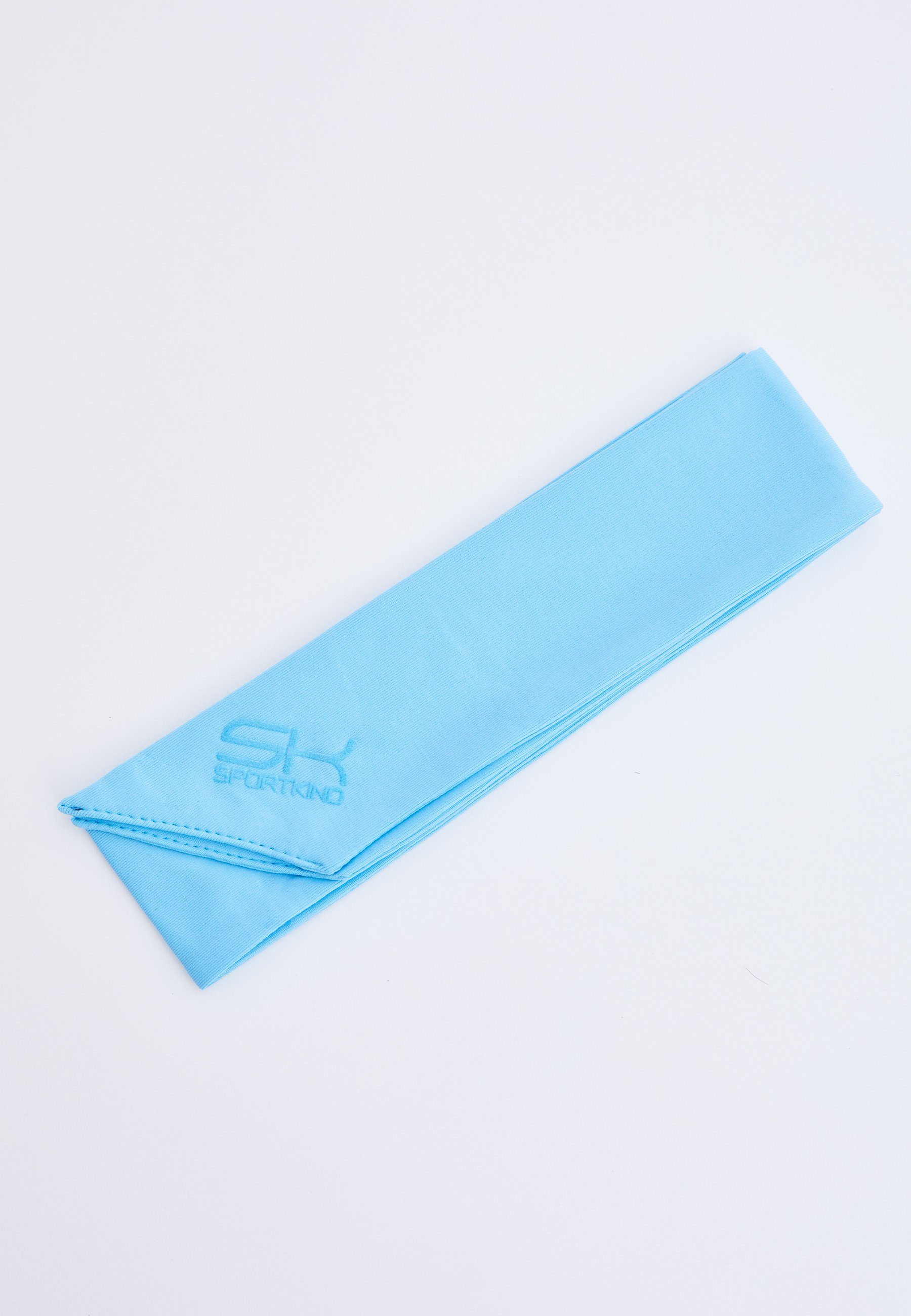 SPORTKIND Schweißband Tennis Stirnband Schweißband, unisex Kinder & Erwachsene, hellblau