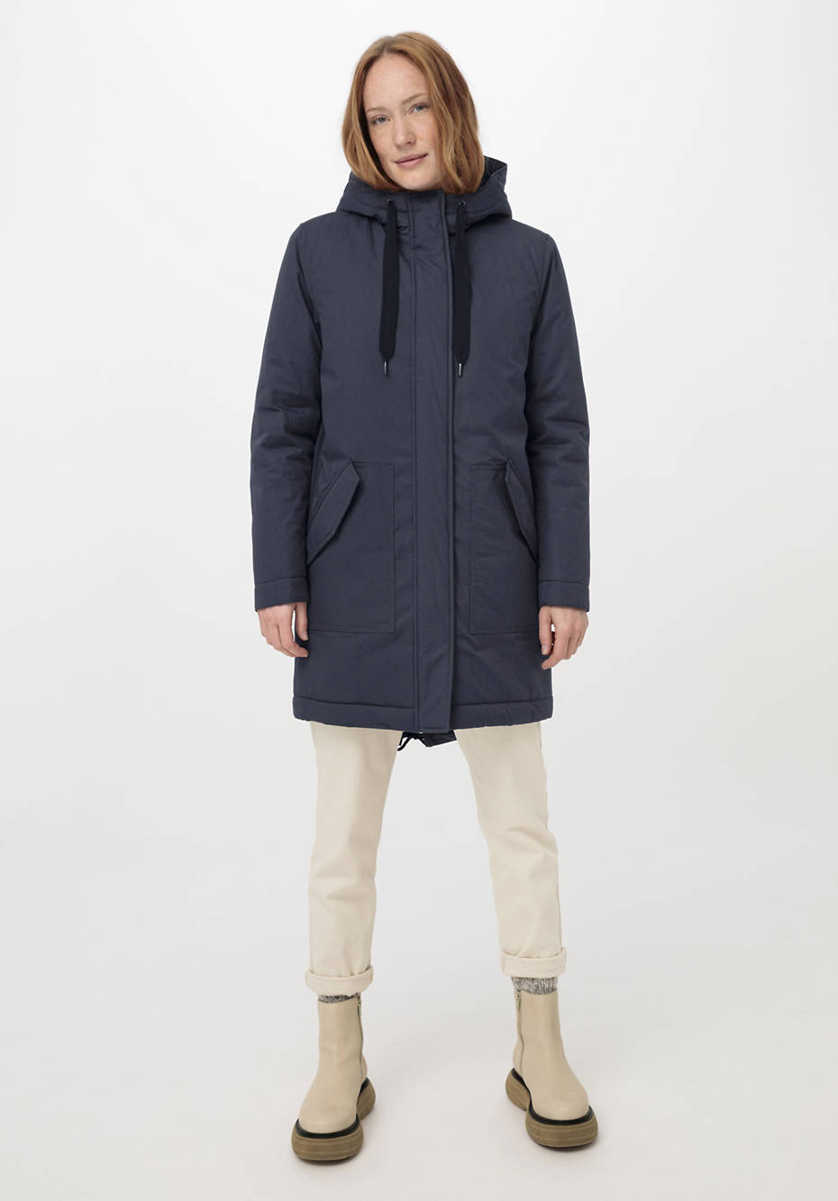 Parka Nature Shell aus reiner Bio-Baumwolle