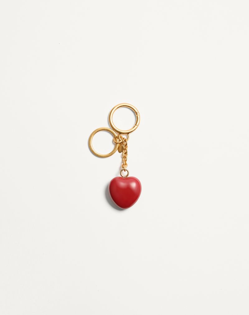 Porte-clés Coeur Royal en métal et émail