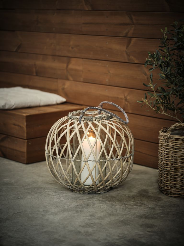 LAPPSANGER lyslykt Ø38xH32cm naturlig