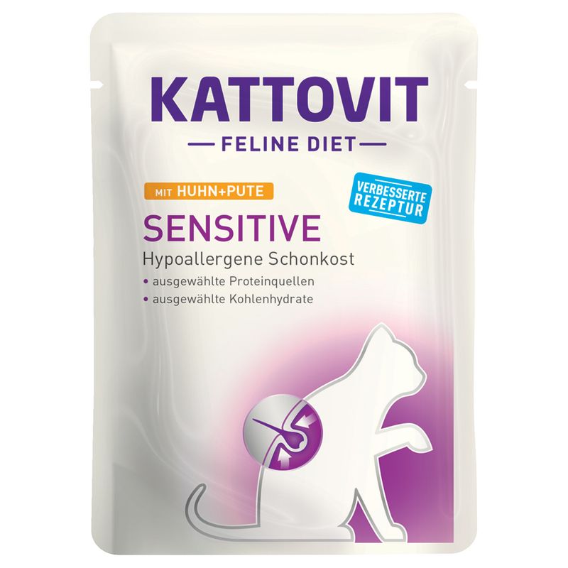 Kattovit Sensitive Pouch 24 x 85 g zu TOP-Preisen