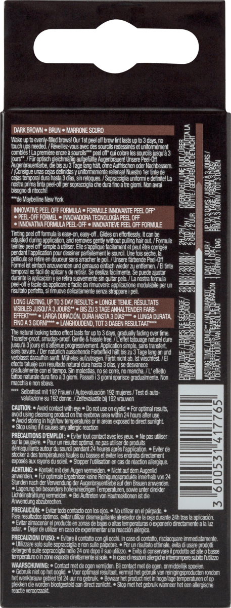 Augenbrauengel Tint 03 Dark Brown, 1 St