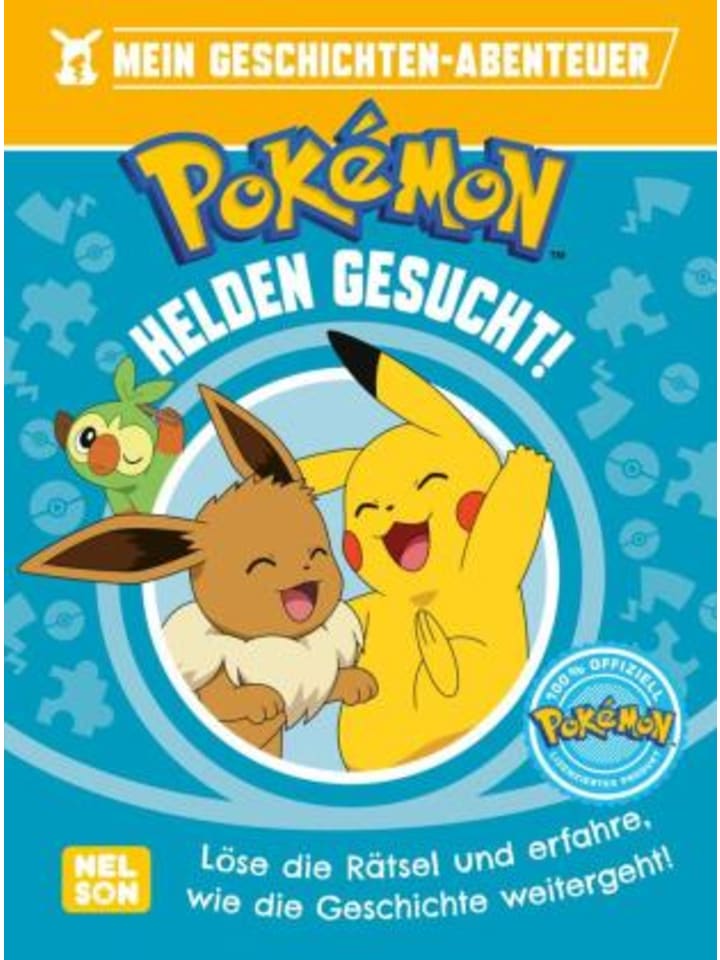 Nelson Buch - Pokémon Lesebuch: Mein Geschichten-Abenteuer: Helden gesucht! günstig kaufen onesize