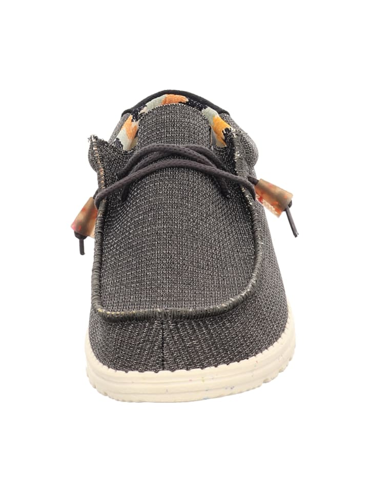 Hey Dude Mokassin Schnürschuhe in Grau günstig kaufen